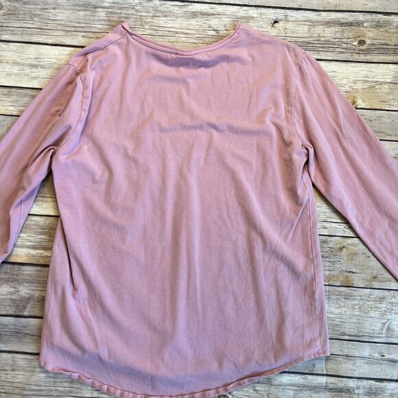Zara Girls Pink Embroidered Heart Long Sleeve Tee 13-14 - Picture 6 of 7